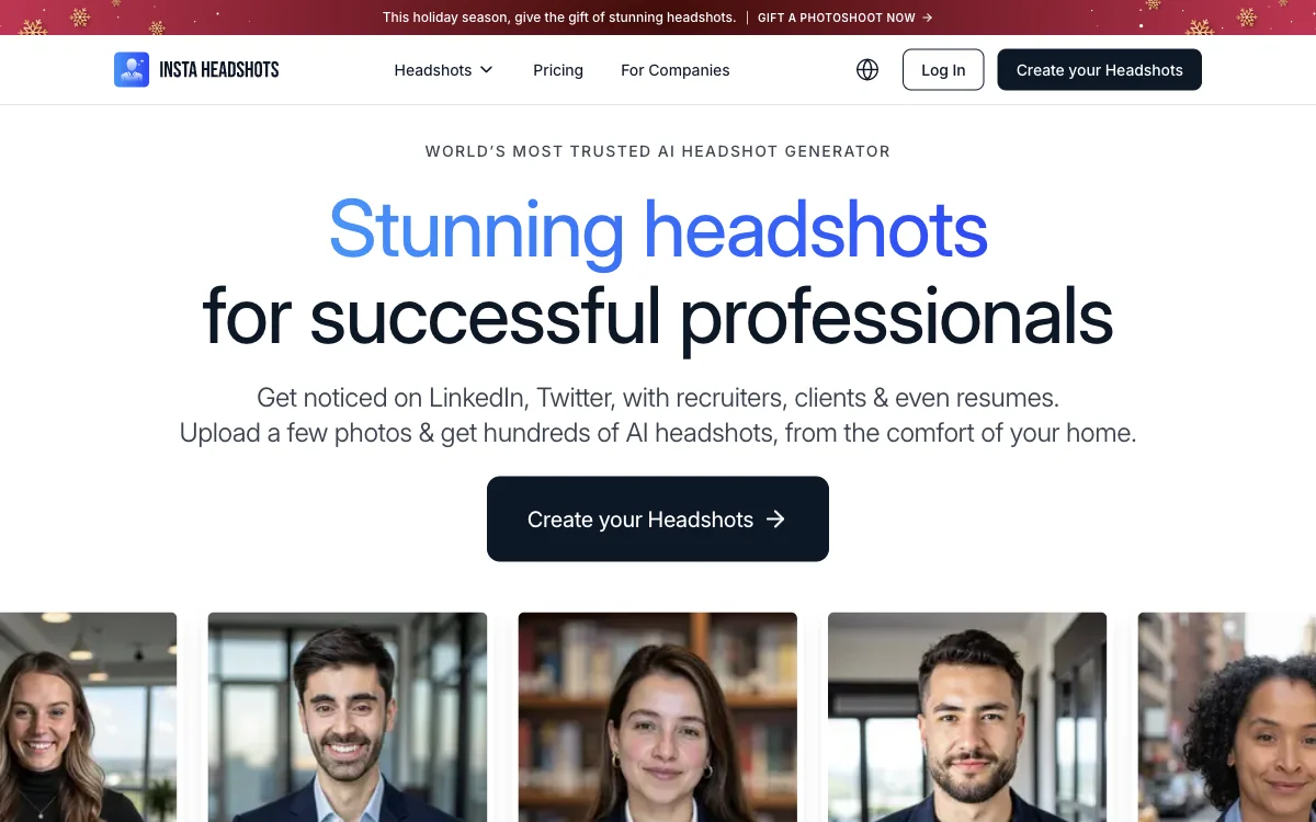 InstaHeadshots : Le Générateur d'Headshots AI de Confiance