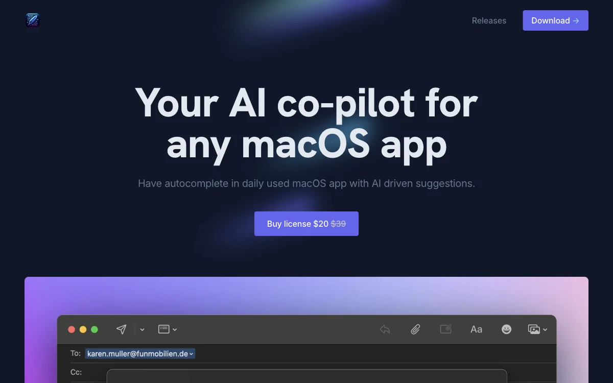 InfinipilotAI - 您的 macOS 应用 AI 助手