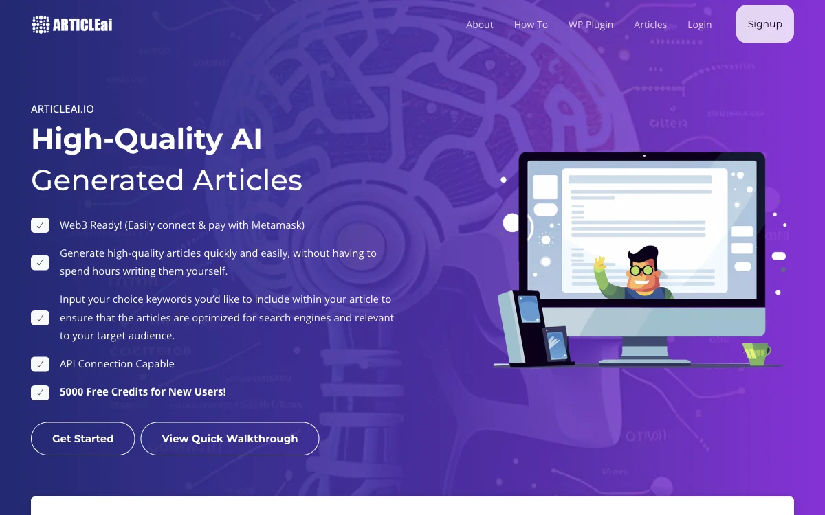 ArticleAI.io - Empower Your Words: Unleash Article AI's Creativity!