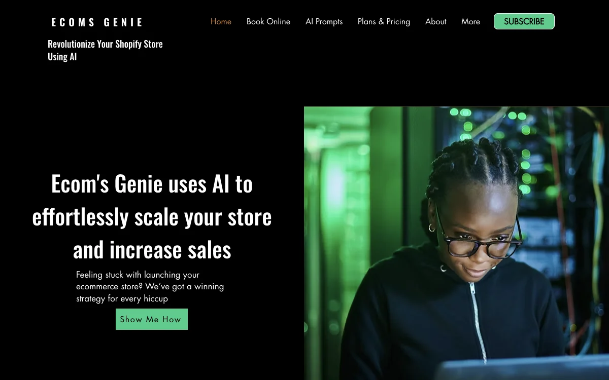 Ecoms Genie: AI-Powered Solution to Boost Your Shopify Store Sales