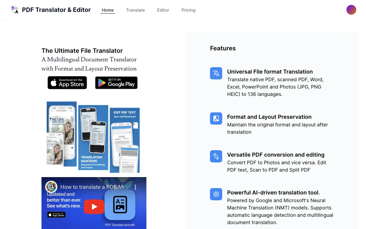 PDF Translator and Editor: La herramienta definitiva para la traducción de documentos