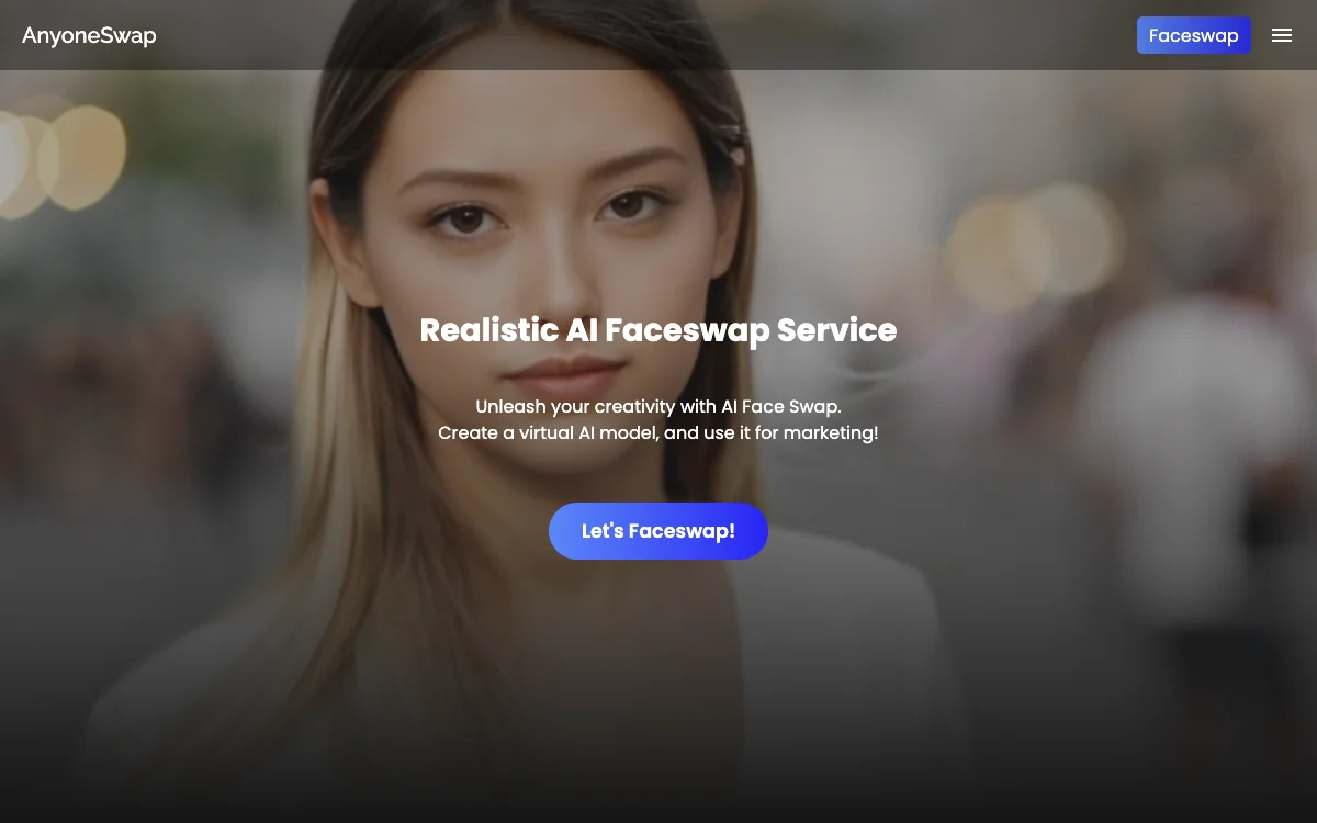 Anyoneswap - 모두를 위한 쉬운 고품질 딥페이크 서비스