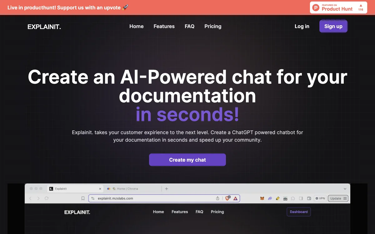 ExplainIt: Transform Your Documentation with AI Chatbots