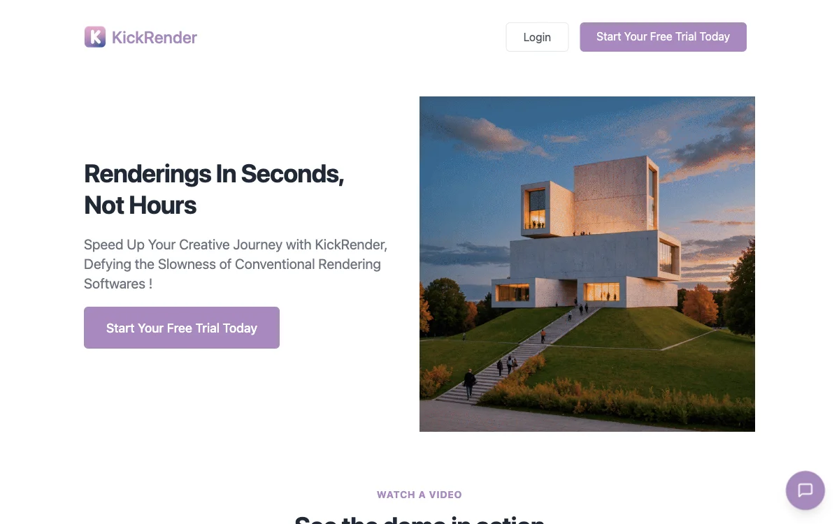 KickRender: AI-Powered Rendering for Faster Creative Results