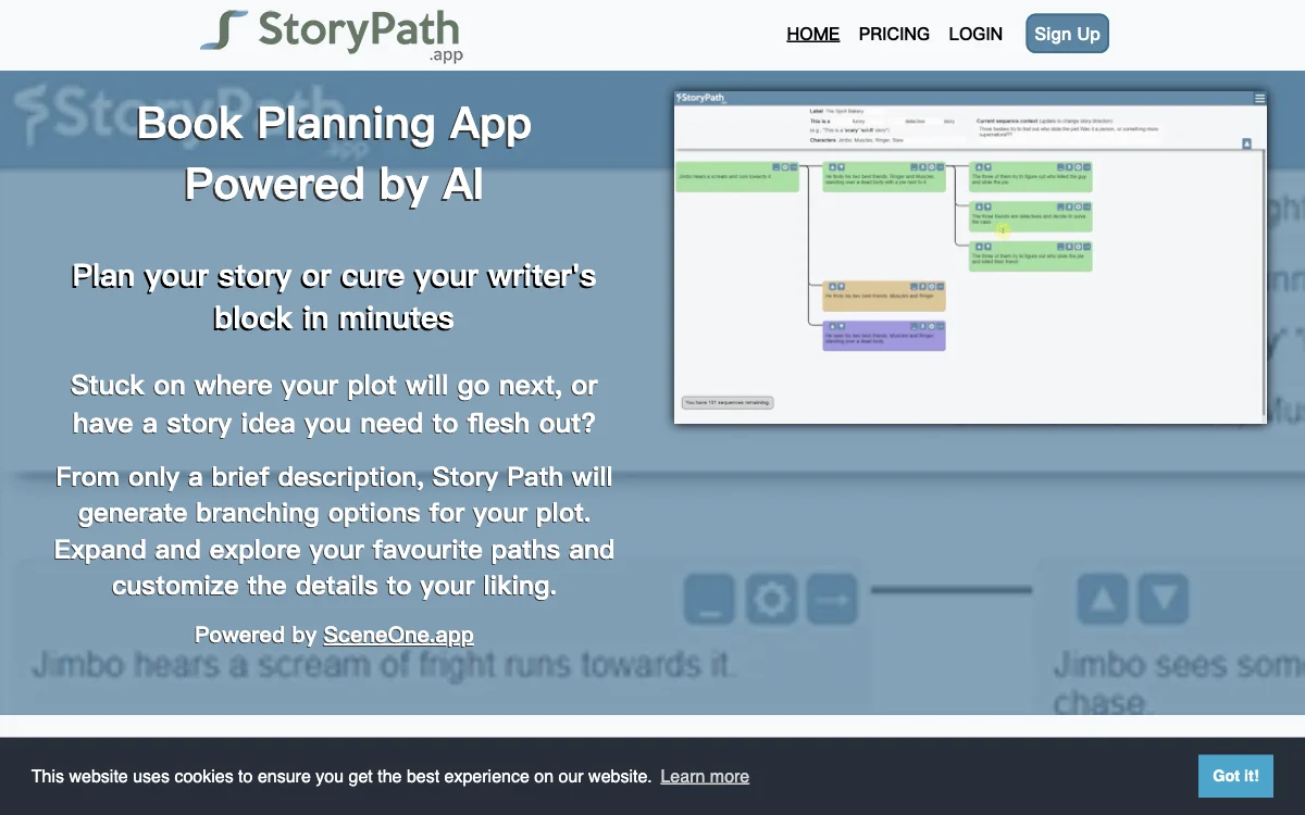 Story Path: AI-Powered Book Planning & Writer's Block Solution