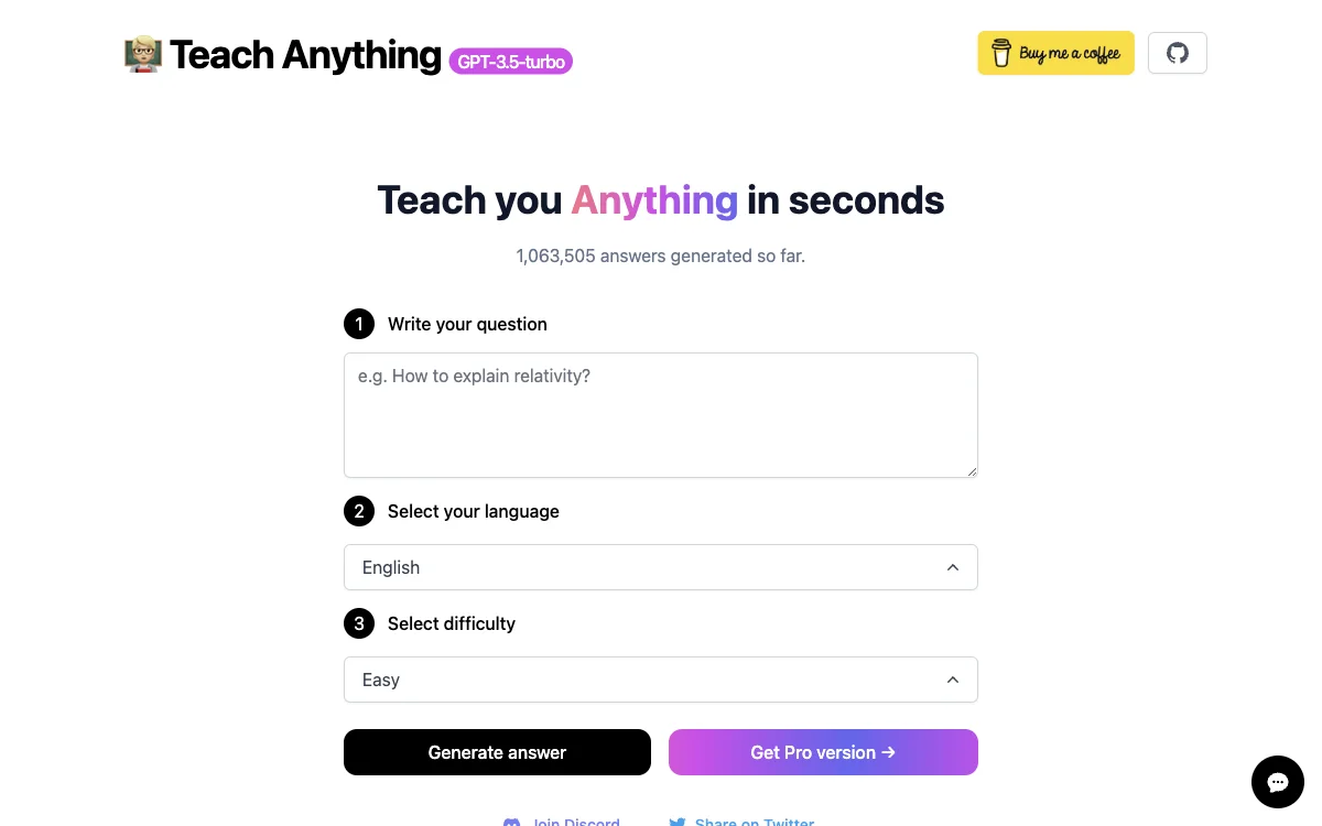 Teach Anything: Your AI-Powered Learning Tool for Quick Answers