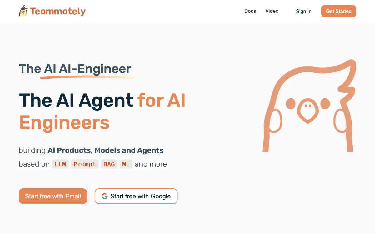 Teammately: Empowering AI Engineers with Advanced Features