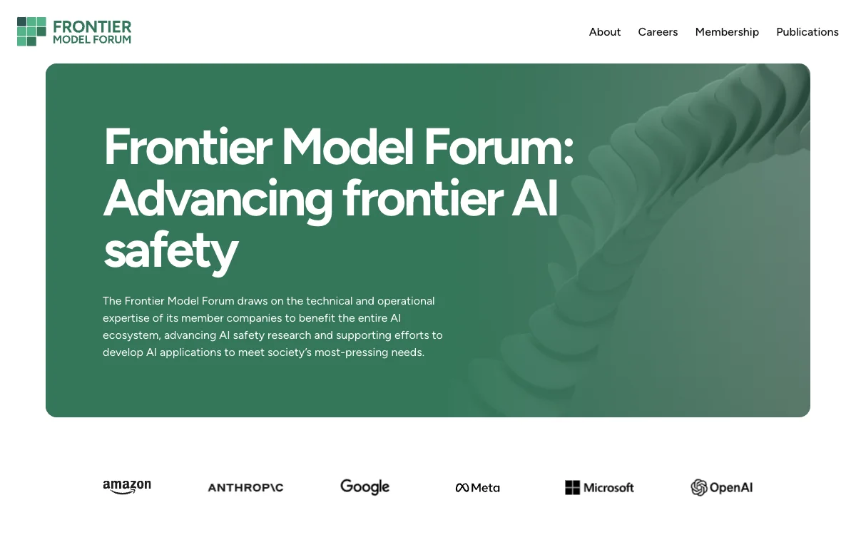 Frontier Model Forum: Advancing AI Safety and Responsibility