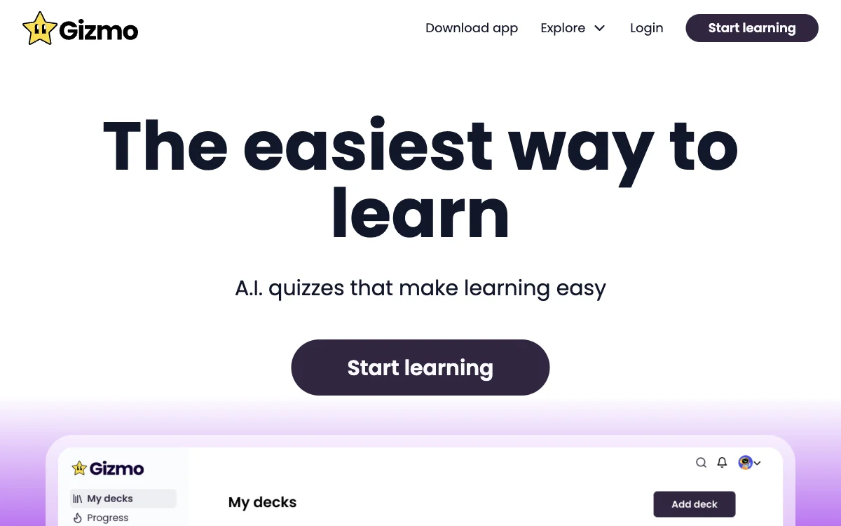 Gizmo: The AI-Powered Learning App for Better Grades