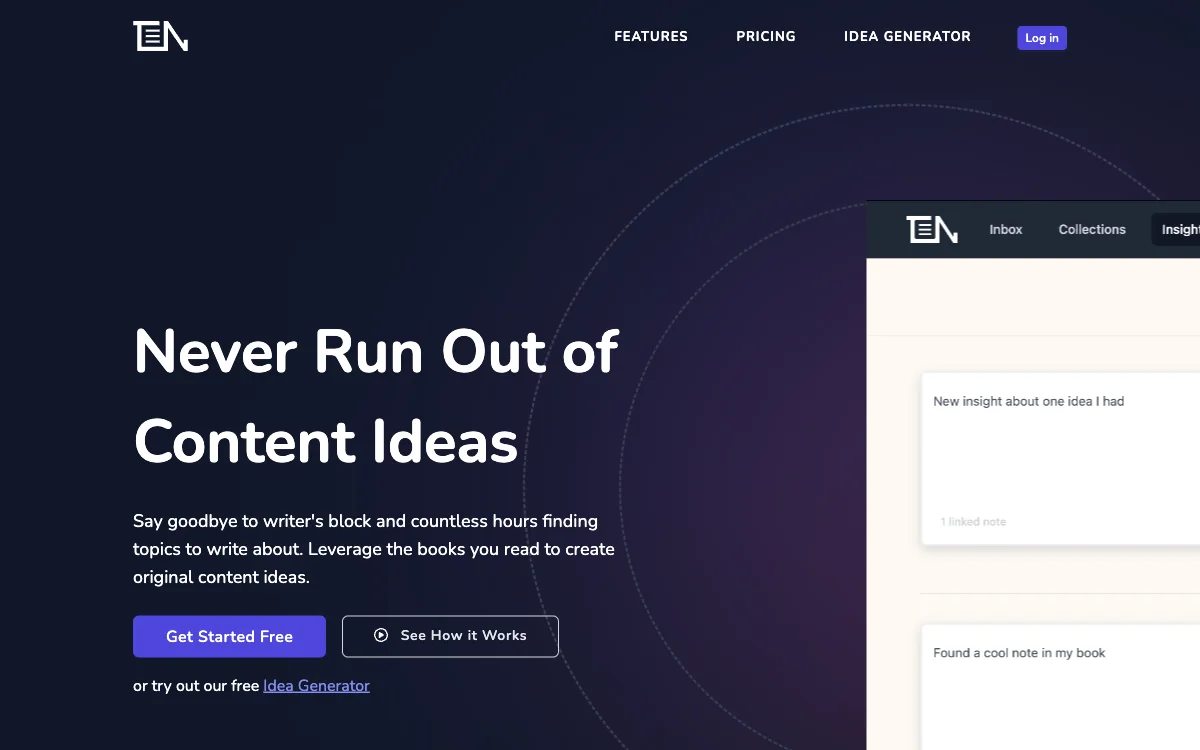 ThinkerNotes: Unleash Your Creativity with AI-Powered Content Generation