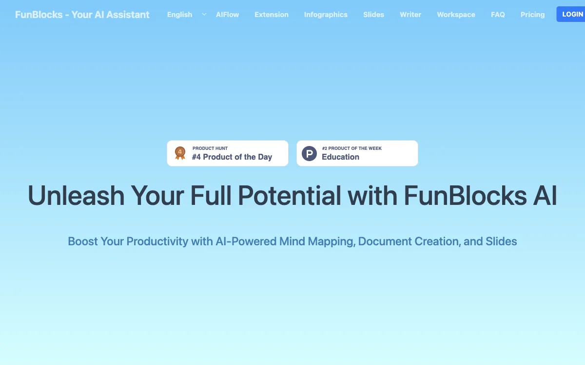 FunBlocks AI: Unleashing Productivity with AI-Powered Tools