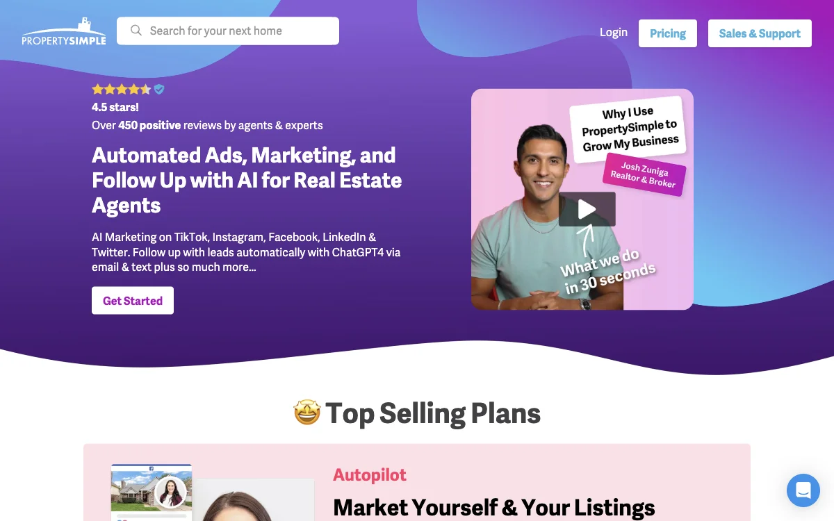 PropertySimple: AI-Driven Real Estate Marketing for Agents