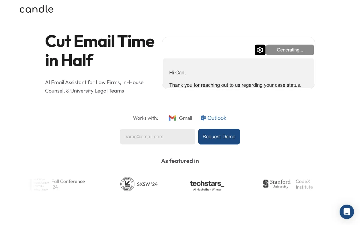 Candle AI: Revolutionizing Email Communication for Legal Teams