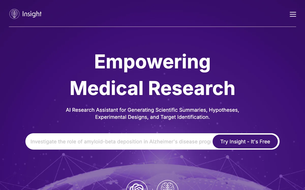 Insight: Empowering Medical Research with AI - Generate Summaries, Hypotheses & Designs