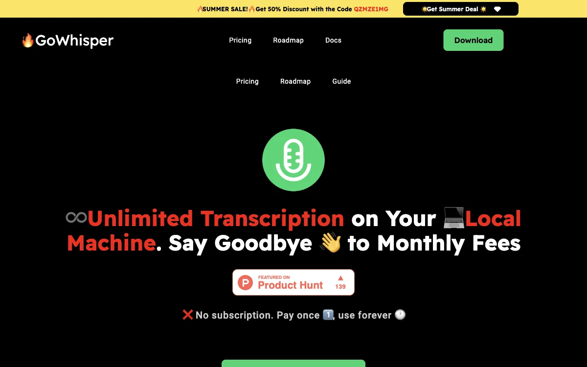 GoWhisper: Revolutionizing Local Audio Transcription with Privacy