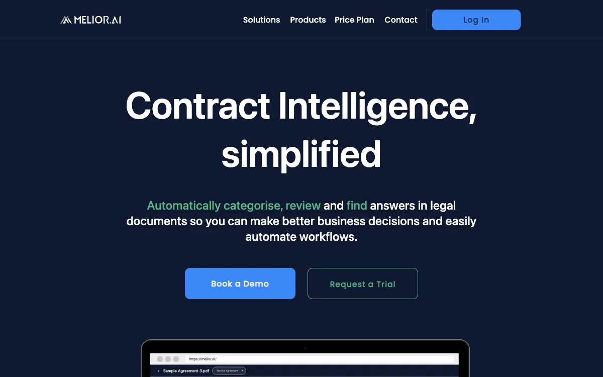 Melior AI: Revolutionizing Contract Intelligence