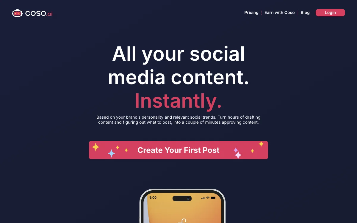 Coso.ai: Your AI-Powered Social Media Co-Pilot for Effortless Content Creation