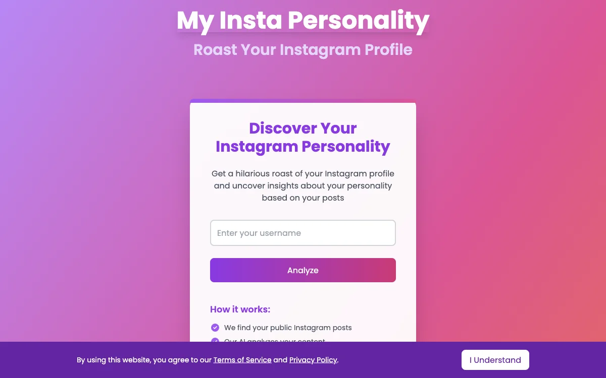 Uncover Your Instagram Personality with My Insta Personality