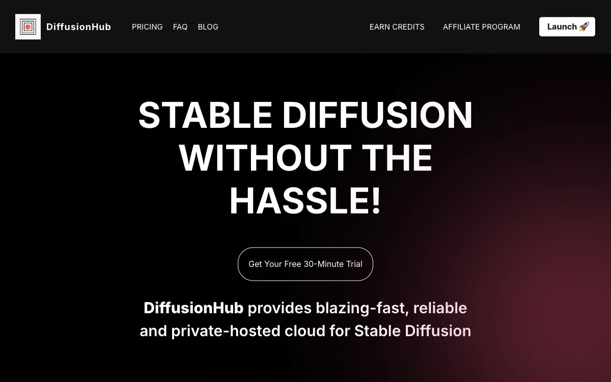 DiffusionHub: Unleash Your Creativity with Stable Diffusion