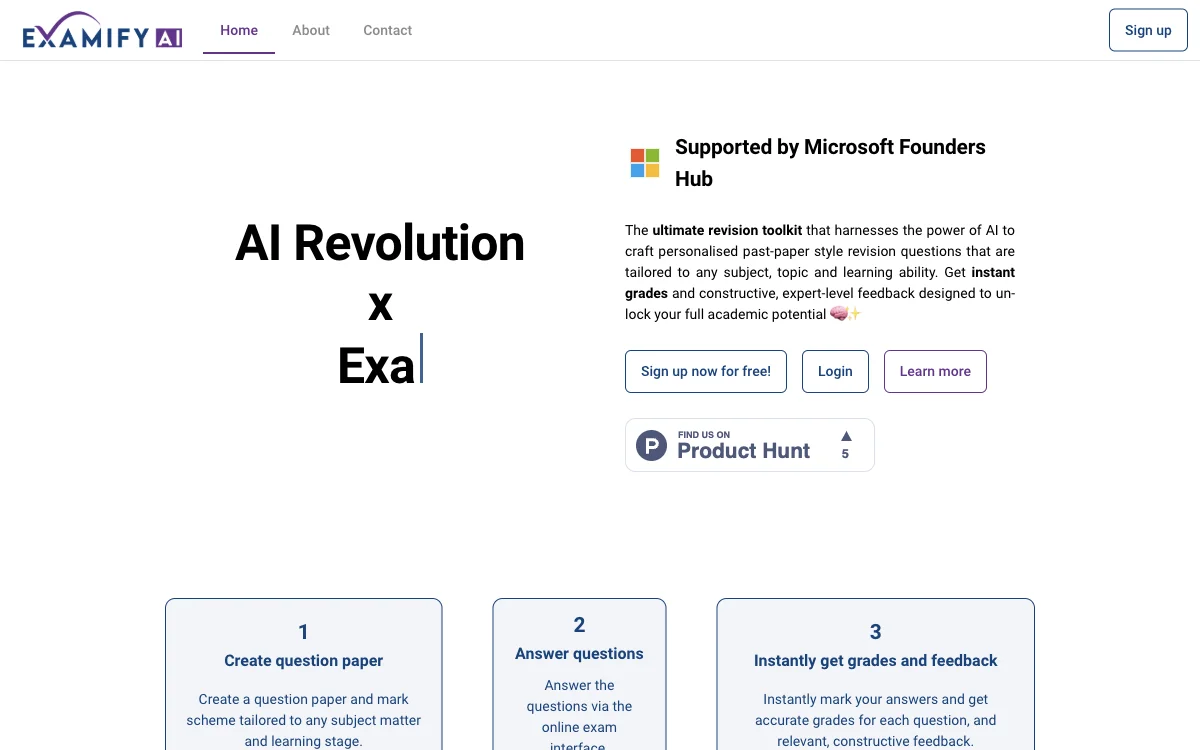 Examify AI: Transform Your Exam Prep with AI