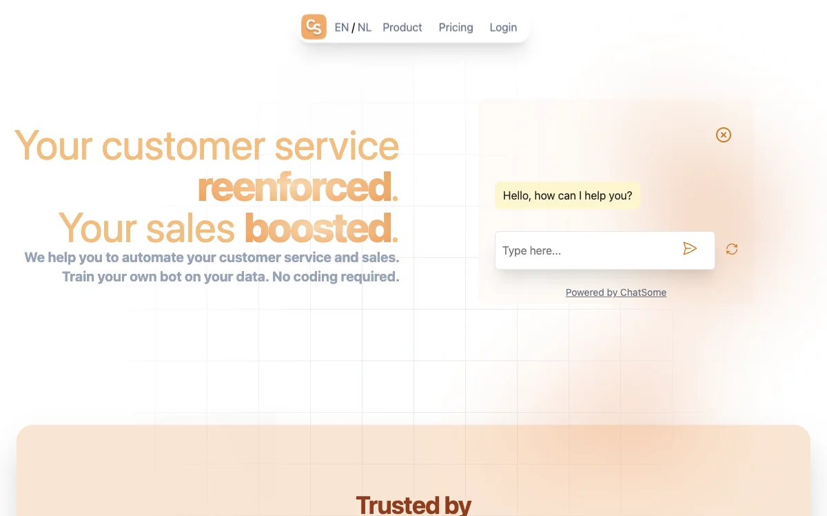 Chatsome: Automate Customer Service and Boost Sales