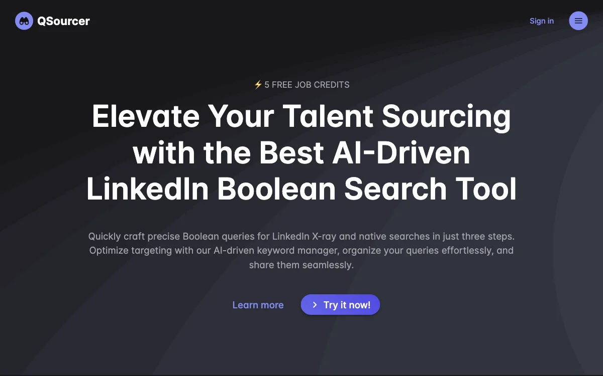 QSourcer: Unlock LinkedIn's Potential for Talent Sourcing