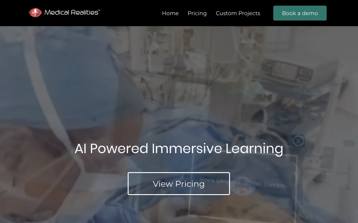 Medical Realities: AI-Powered Medical Training for an Immersive Learning Experience