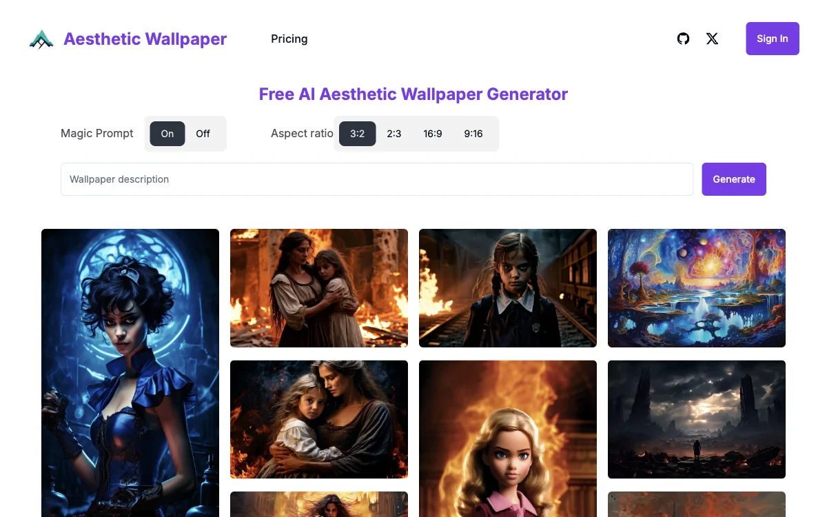 Generate Stunning Aesthetic Wallpapers with AI for Free