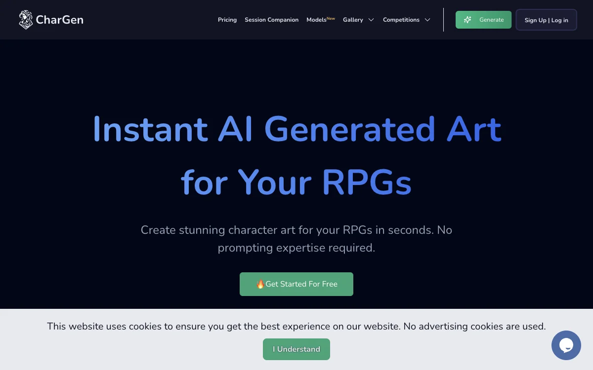 CharGen: AI-Powered Character Art Generator for RPGs