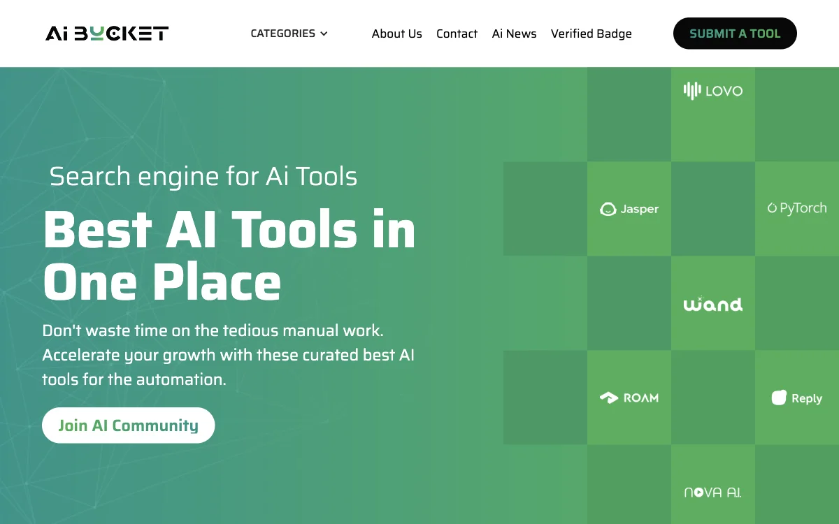 AI Bucket: The Ultimate AI Tools Directory for All Your Needs