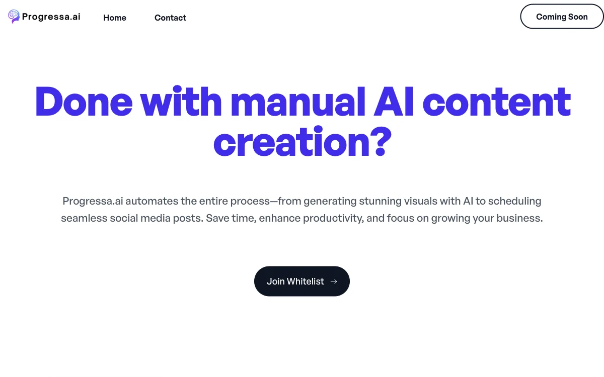 Progressa.ai: Automate Your Social Media with AI for Enhanced Productivity