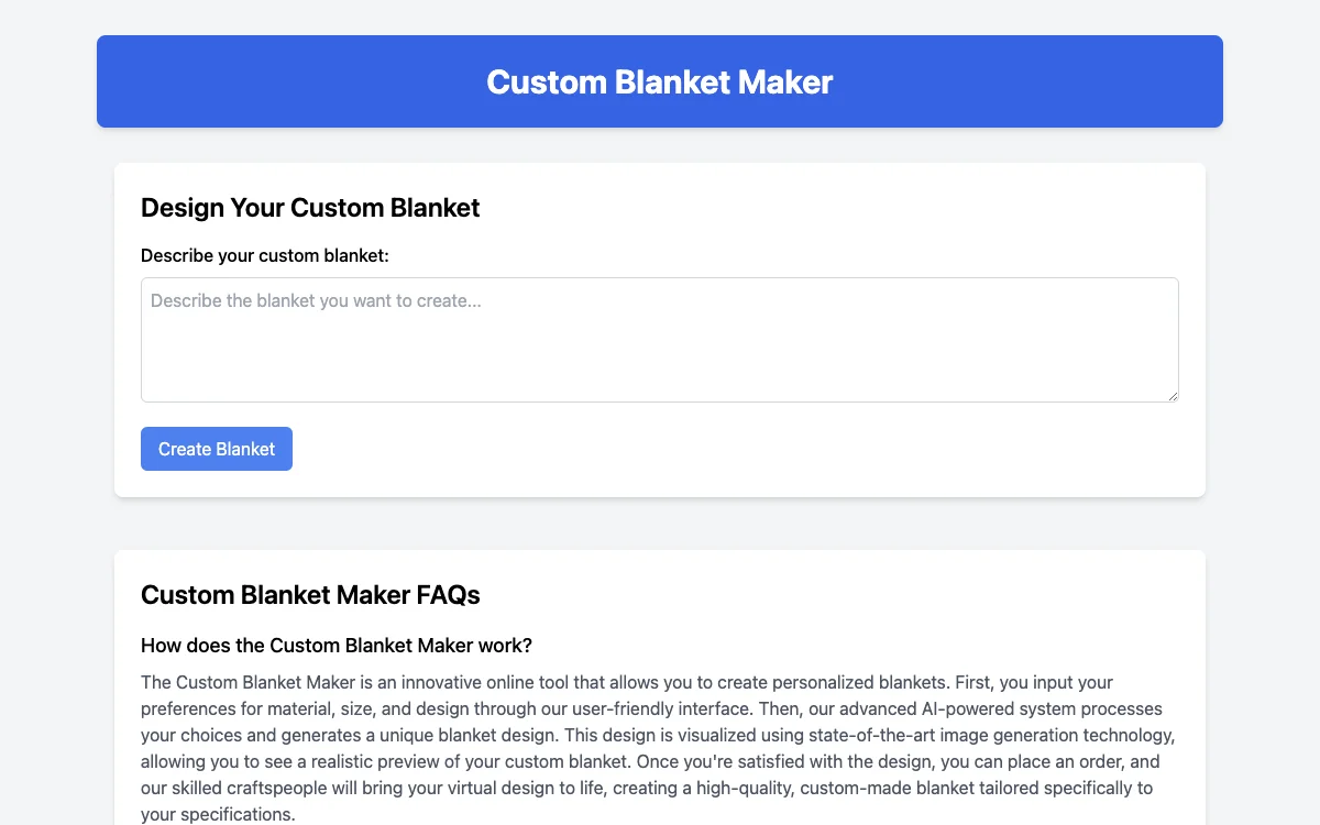 Create Personalized Blankets with Custom Blanket Maker