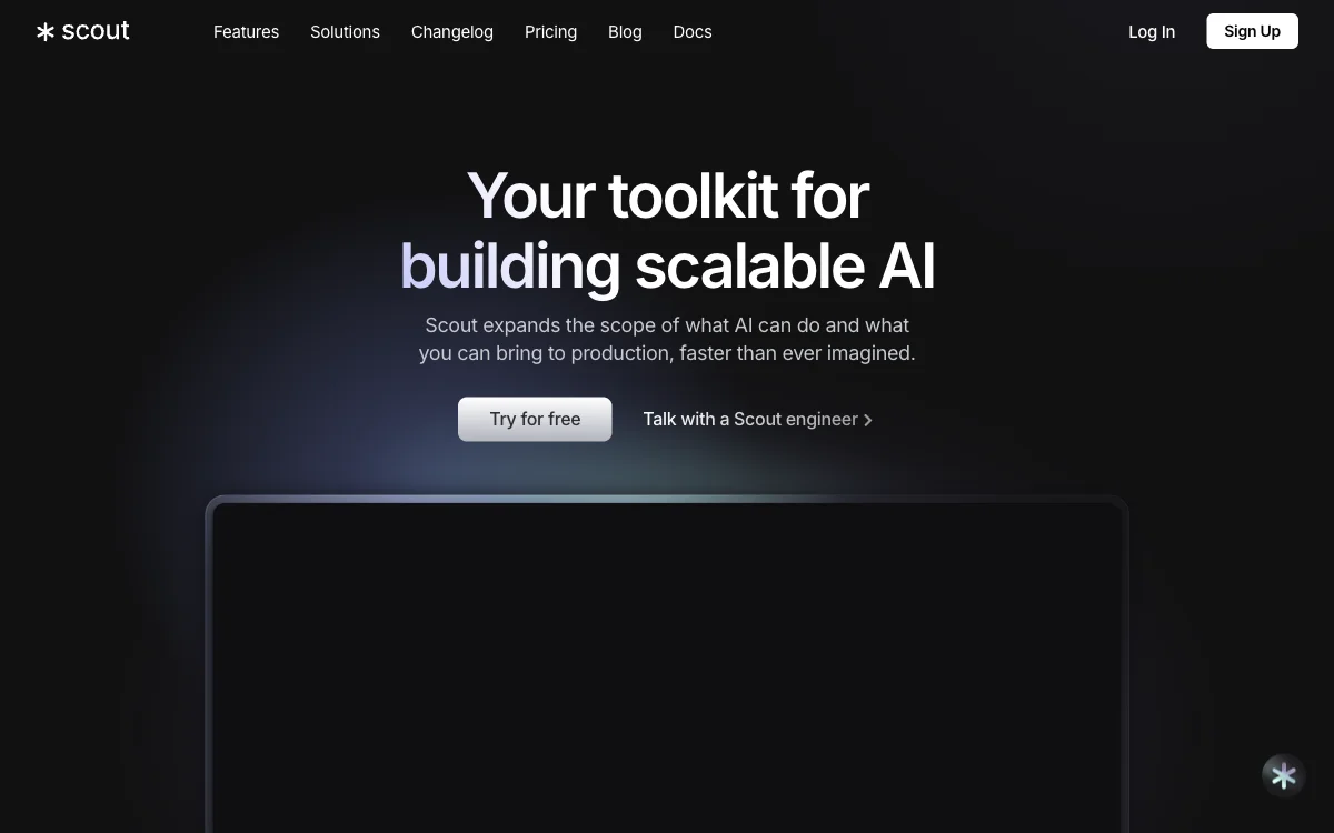 Scout: Empowering AI Workflow Creation and Deployment