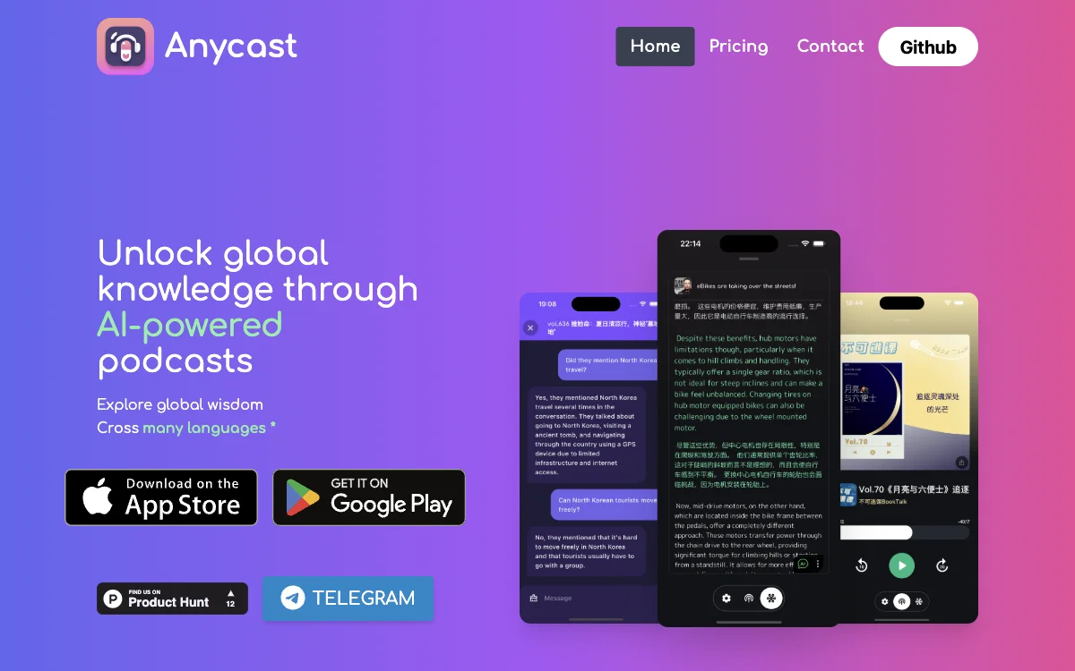 Anycast: Unleashing the Power of AI for Global Knowledge