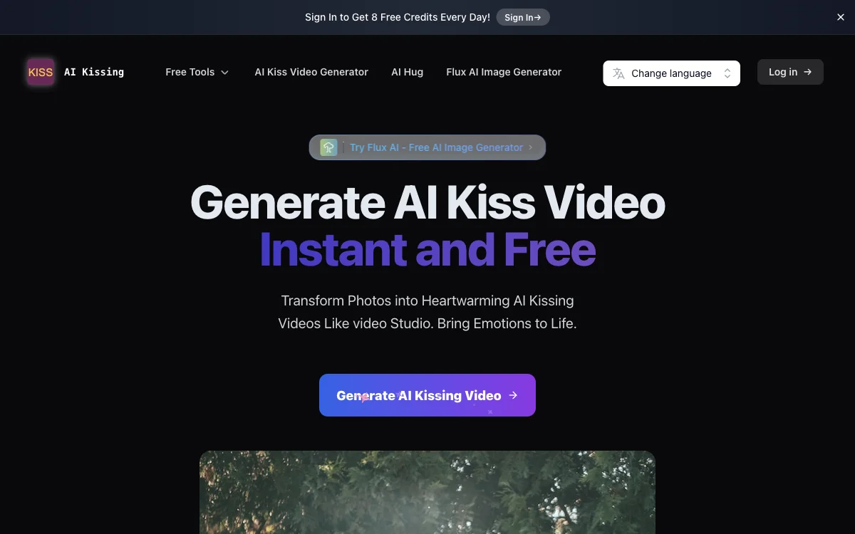 AI Kissing | Free Online AI Kiss Video Generator - Transform Photos into Heartwarming Videos