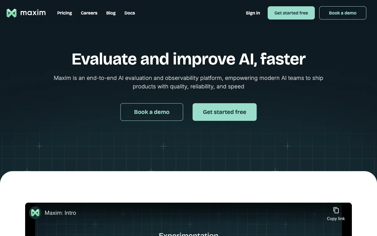 Maxim: The Ultimate AI Evaluation and Observability Platform for Faster Product Shipping