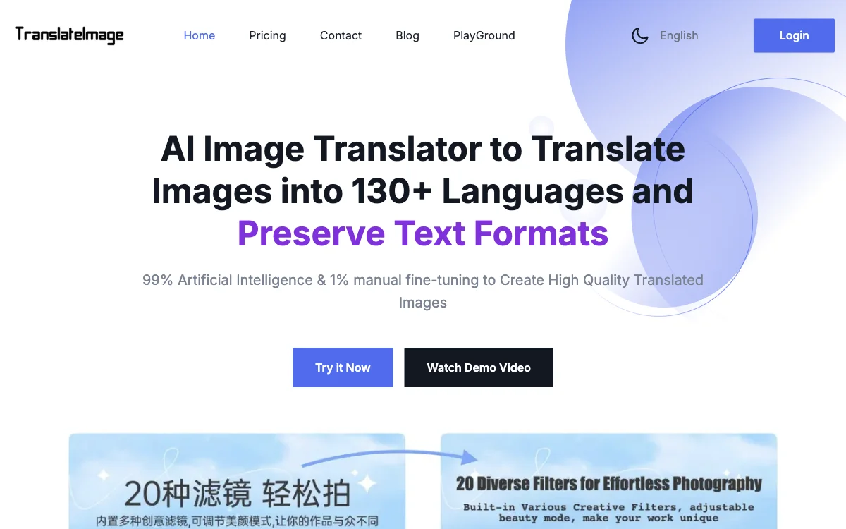 AI Image Translator: Translate Images into 130+ Languages & Preserve Text Formats