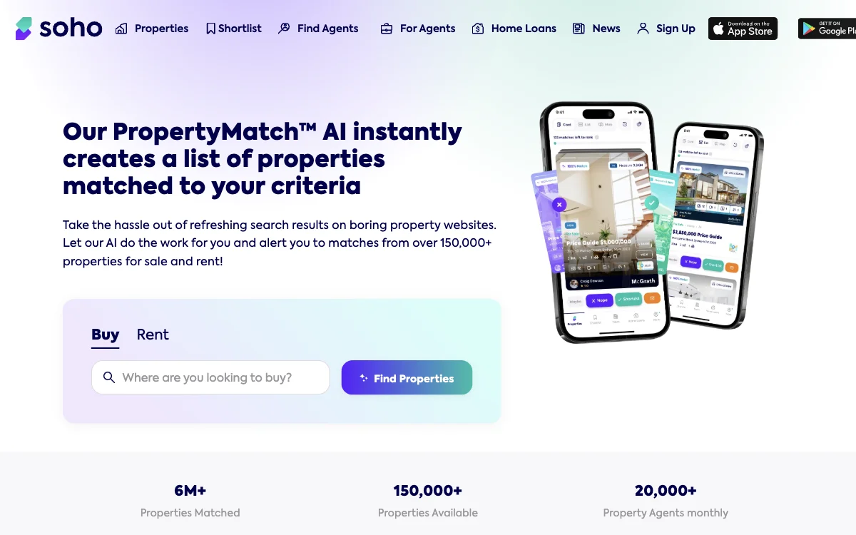 Soho: Your AI-Powered Guide to Australian Real Estate