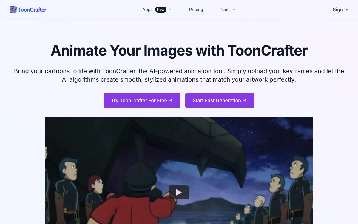 ToonCrafter: Transform Images into Stunning Animations