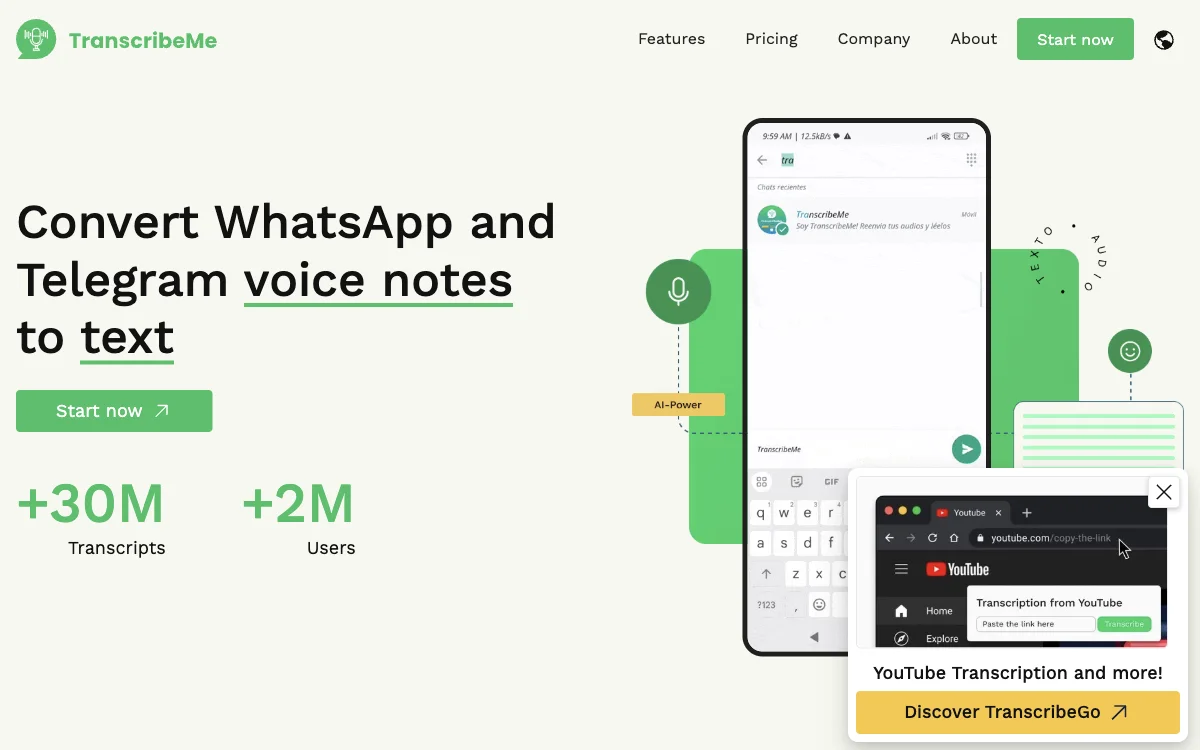 TranscribeMe: Transform Voice Notes to Text Easily