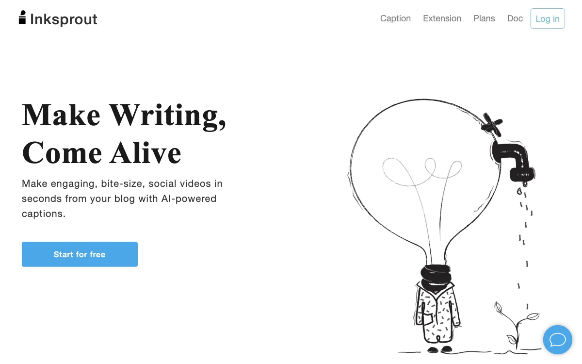 Inksprout: Transform Blogs into Engaging Videos