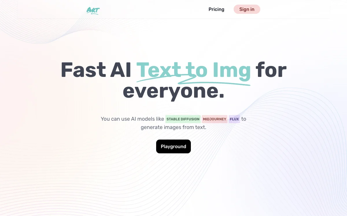 Fast AI Text To Img Generator - text2img.vip