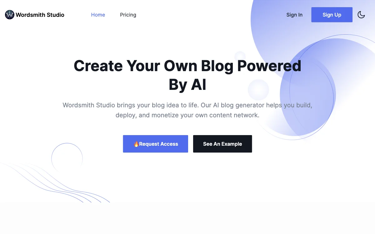 Wordsmith Studio: The Ultimate AI Blog Generator