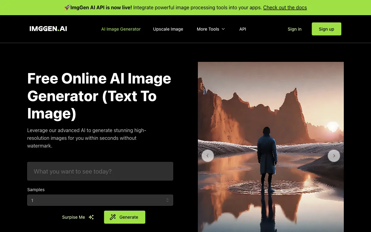 ImgGen AI: Free Online AI Image Generator with No Watermark