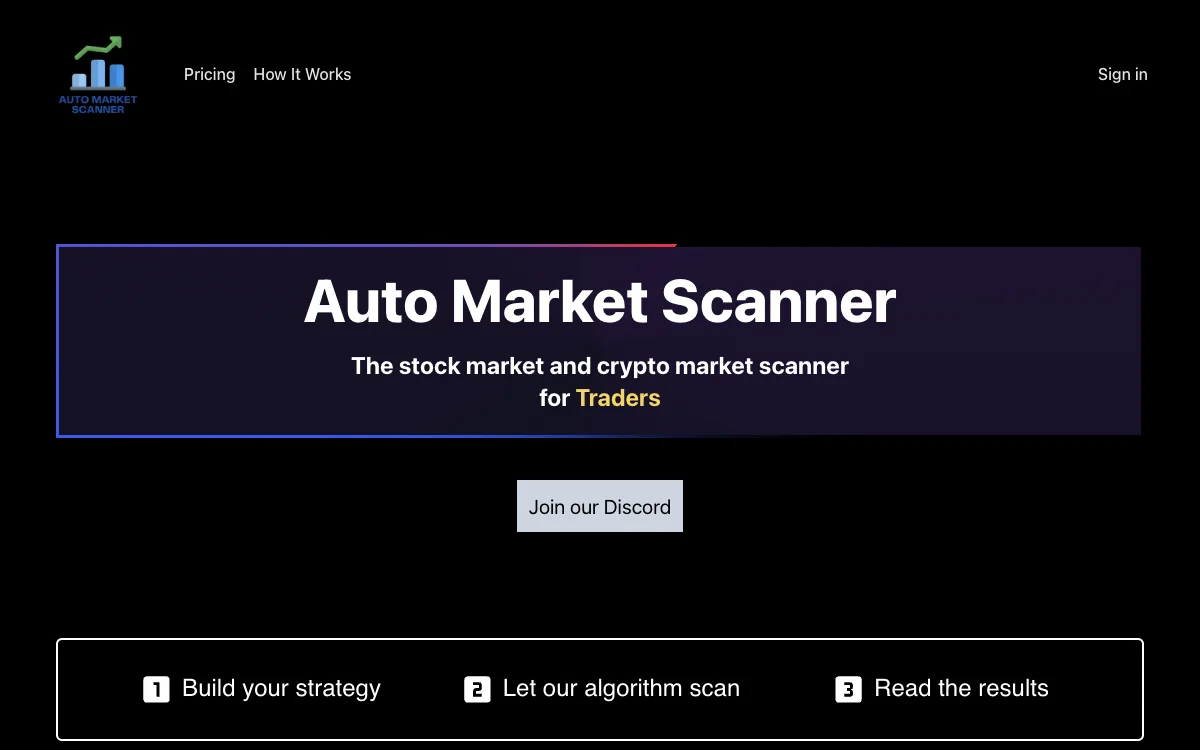 Auto Market Scanner - Công cụ quét thị trường chứng khoán và crypto hiệu quả