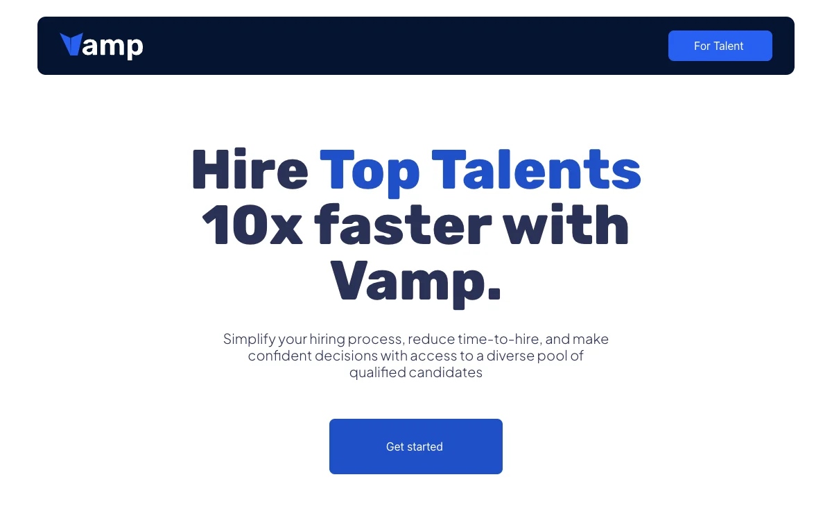 Streamline Hiring with VampAI: Find Top Talent Easily