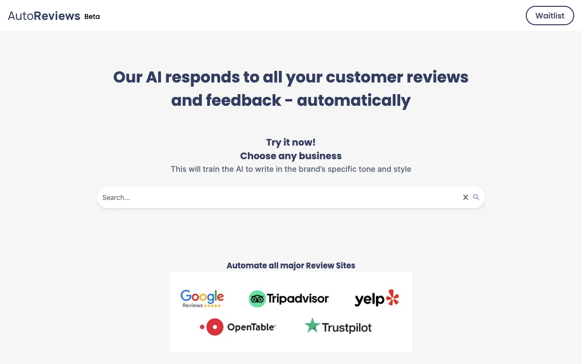 Autoreviews AI: Automating Customer Feedback Management