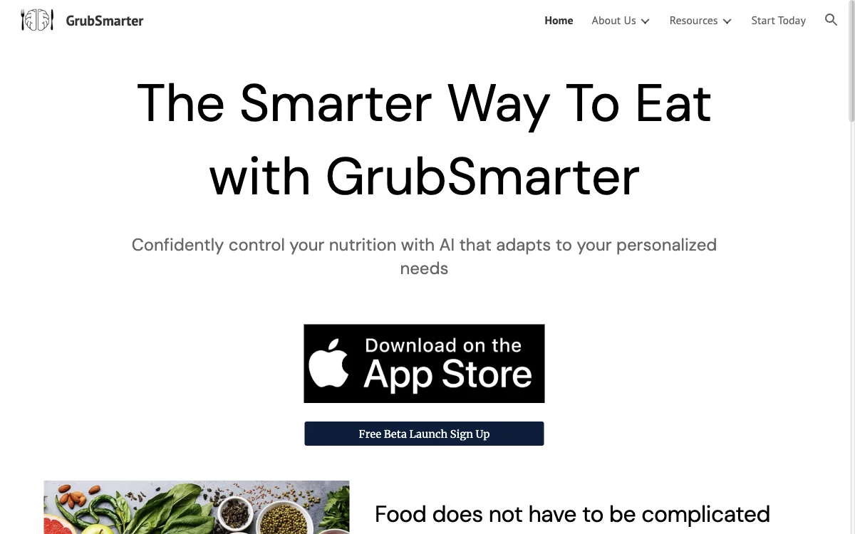 GrubSmarter: Controle sua nutrição com IA