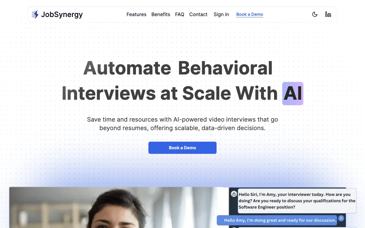 JobSynergy: Streamlining Hiring with AI