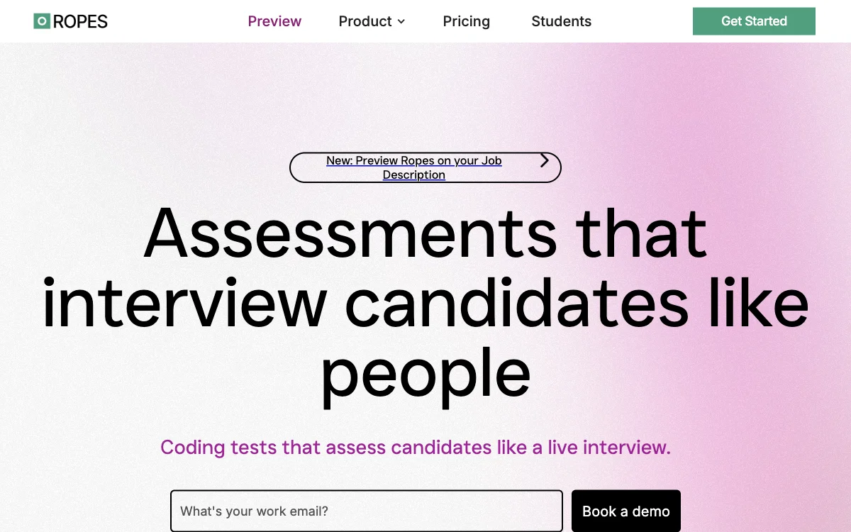 Ropes AI: Streamline Candidate Assessments with AI-Powered Solutions